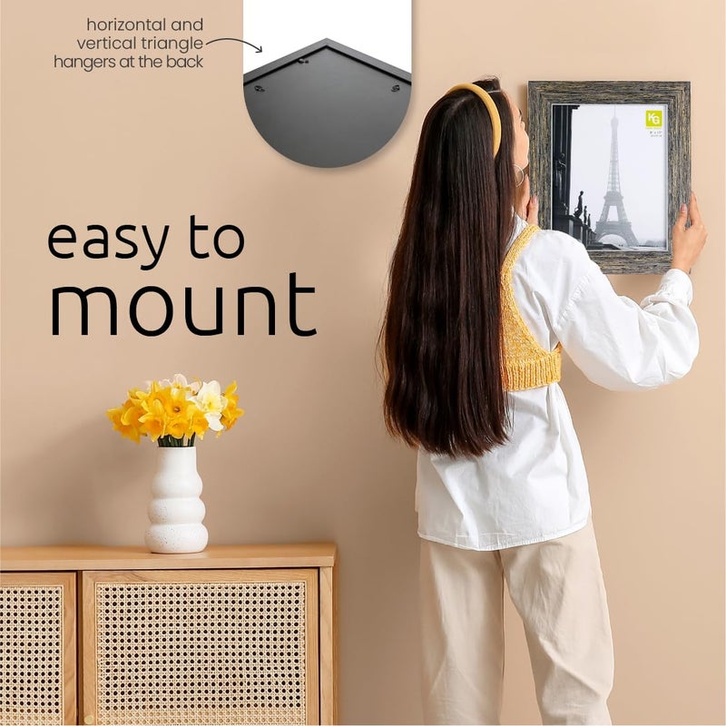 Kiera Grace kieragrace - PH44005-1 Farmhouse luxury-frames, 8 by 10-Inch, Blackended Wood - Image 4